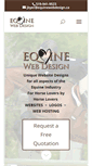 Mobile Screenshot of equinewebdesign.ca
